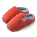 Corduroy Slippers - Home shoes Orange