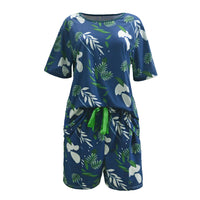 Casual Summer Two-piece Loungewear Set For Women