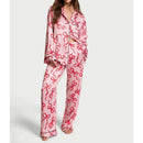 Women 2Pcs Satin Loungewear Set 1 XL