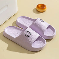 Summer Printing Cute Slippers PURPLE 44-45