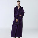 Coral Fleece Nightgown Homewear Thickened Pajamas Purple