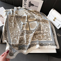 New Fashion Printed Women's Scarf JNC694-04 70X70cm