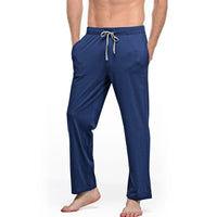 Casual Pants Cotton Solid Color Pyjamas