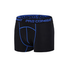 Skinny Running Summer Underwear For Men Blue Line