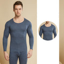 Cashmere Thermal Underwear Suit Mens navy blue