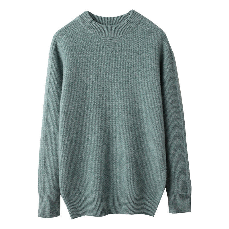 Winter Rhombus 100% Wool Sweater Men