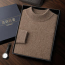 Men's Double-strand Thickened Cashmere Sweater Caramel Mocha