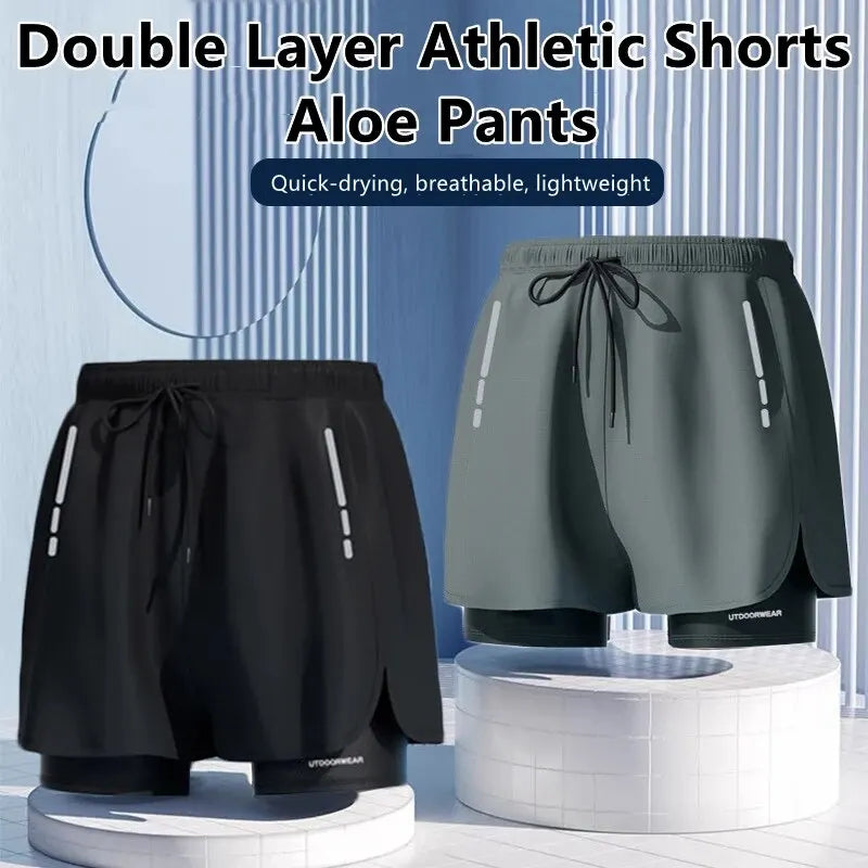 Men's Aloe Pants Athletic Shorts