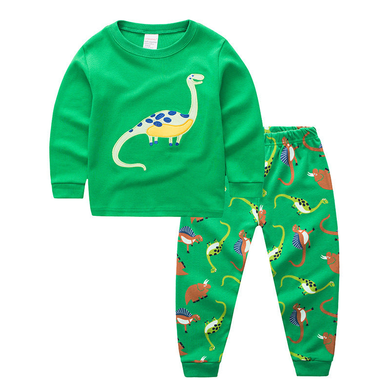 Children's Loungewear Set Dinosaur Pattern 2043