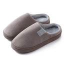 Corduroy Slippers - Home shoes Coffee