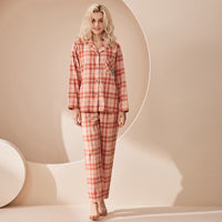 New Home Thickened Cotton Pajamas Orange