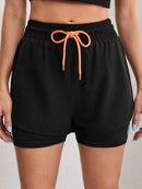 Women's High Rise Yoga Shorts