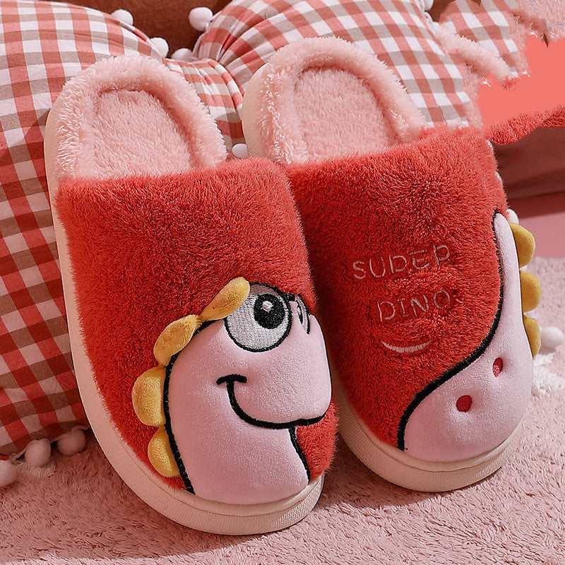 Warm Home Soft Bottom Couple Cotton Slippers