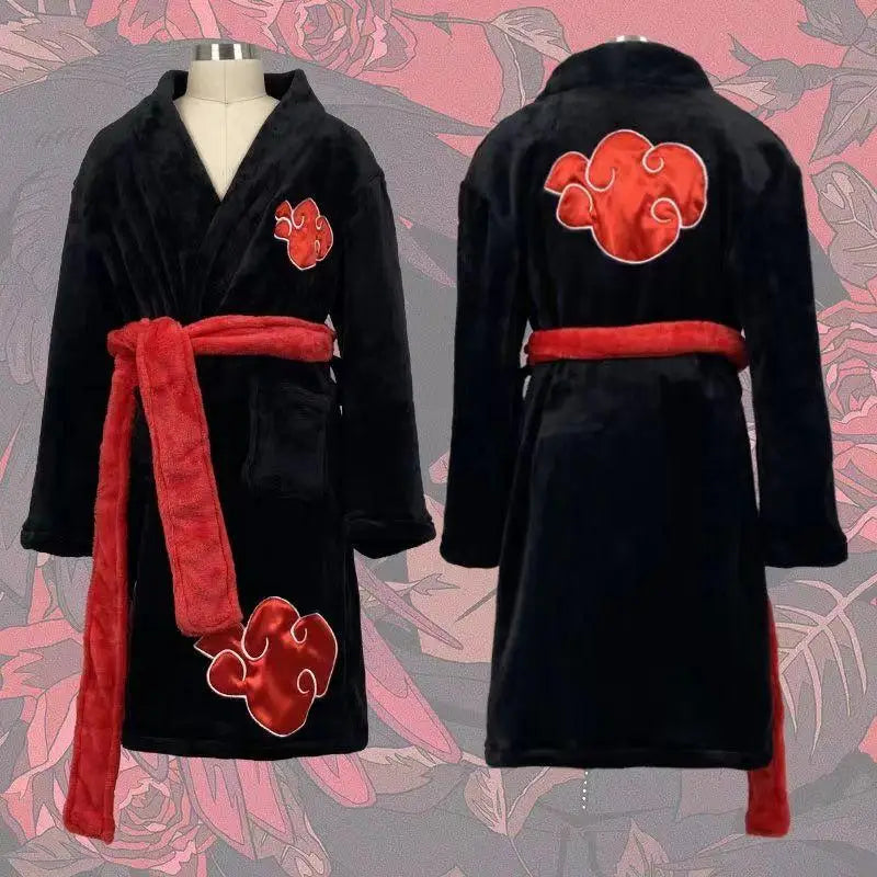 Naruto Robe Fire Shadows Bathrobe