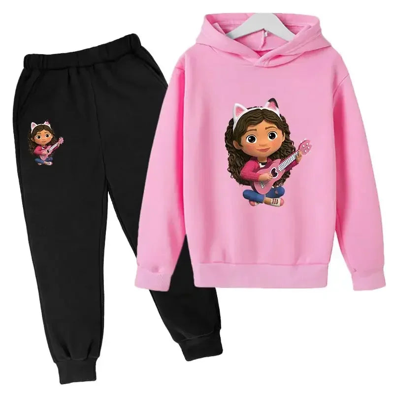 Toddler Girls Dollhouse Hoodies The picture color3 140CM