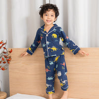 Casual Cotton Loungewear Set For Boys