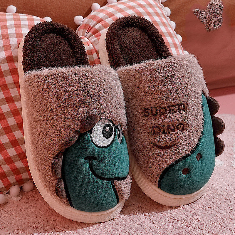 Warm Home Soft Bottom Couple Cotton Slippers