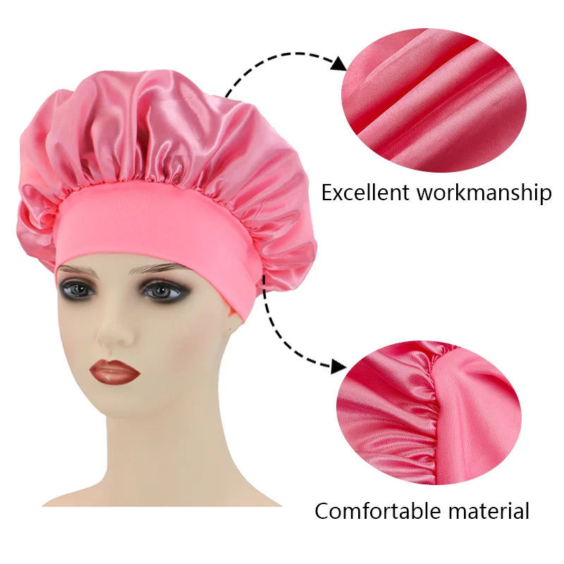 Satin Bonnets Night Sleeping Cap