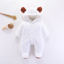 One-Piece Cotton Baby Romper For Kids WhiteA