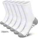 Warm Soft Breathable Socks White 10pair Free Size