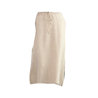 Elegant 100% Cashmere Skirt With Ties For Women